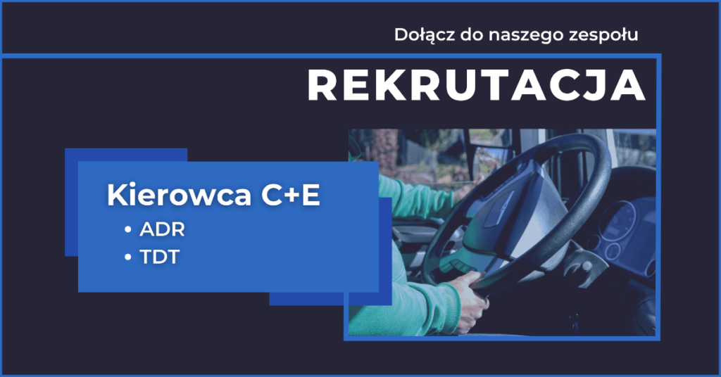 Praca Kierowca ADR C+E uprawnienia TDT - Praca w firmie transportowej