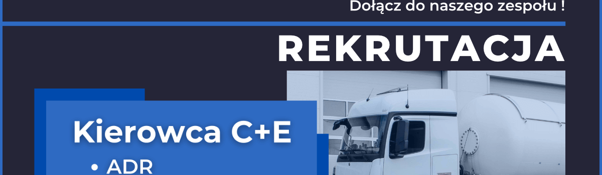 PRACA: Kierowca C+E (ADR / TDT)
