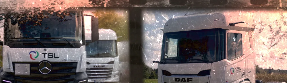 Filmik: Mercedes-Benz ACTROS & DAF XD