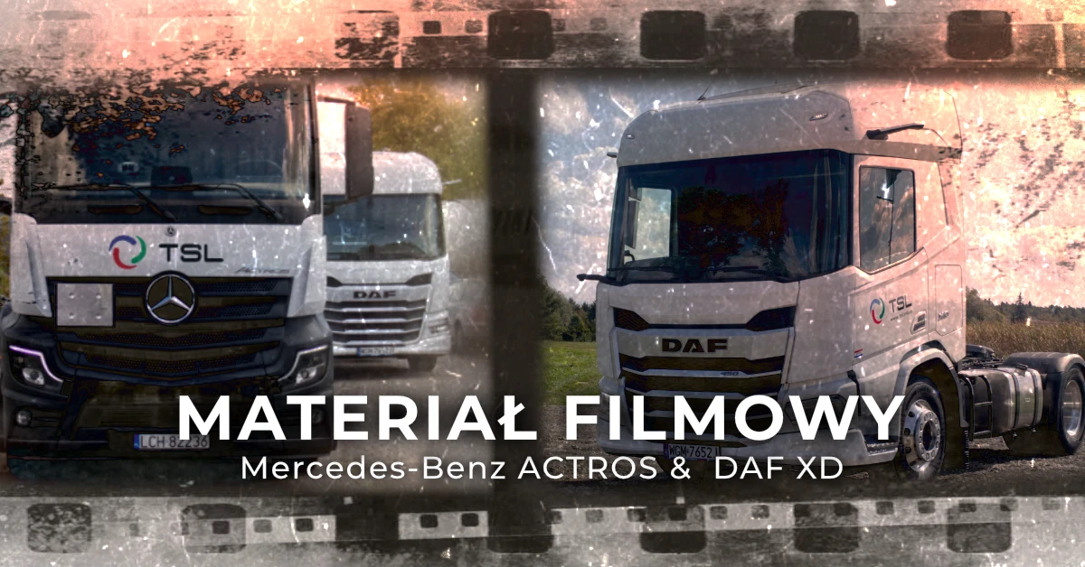 Filmik: Mercedes-Benz ACTROS & DAF XD