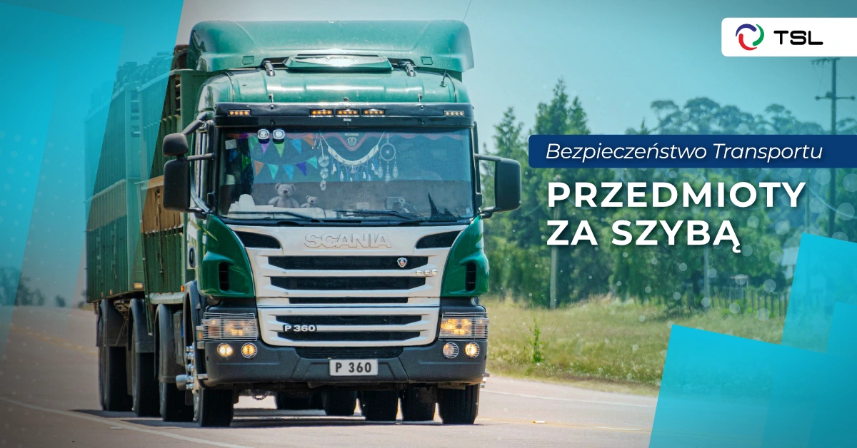 Bezpieczeństwo transportu: przedmioty za przednią szybą